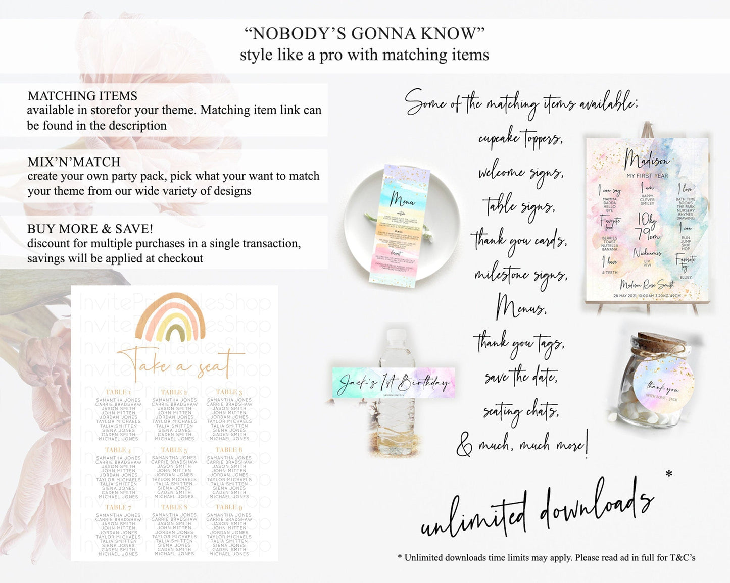 Pastel Rainbow Seating Chart Boho Rainbow Seating Chart Rainbow Seating Chart Pastel Seating Chart Boho Rainbow Seating Sign D10684