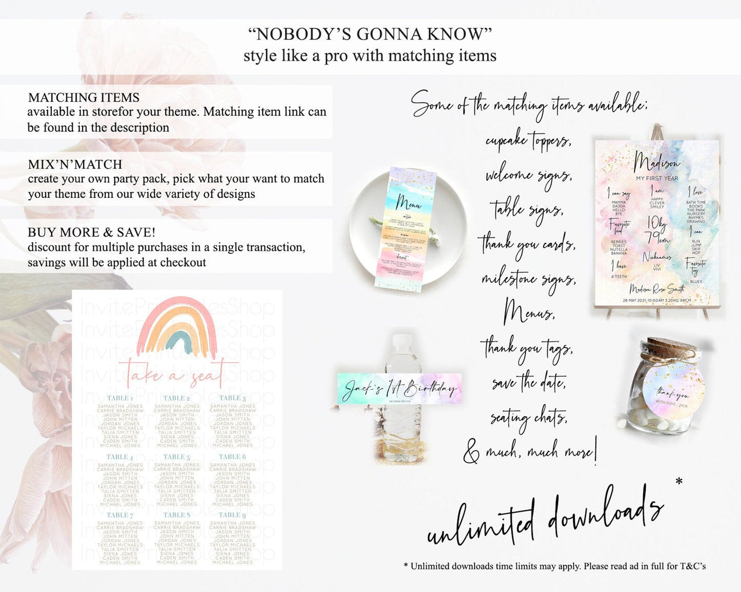 Pastel Rainbow Seating Chart Boho Rainbow Seating Chart Rainbow Seating Chart Pastel Seating Chart Boho Rainbow Seating Sign D10351