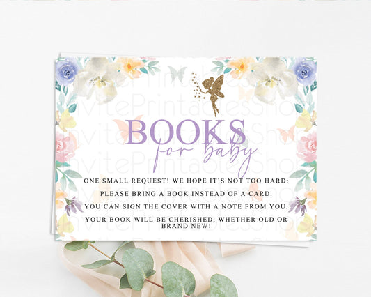 Editable Fairy Books For Baby Card Fairy Book Insert Enchanted Garden Fairy