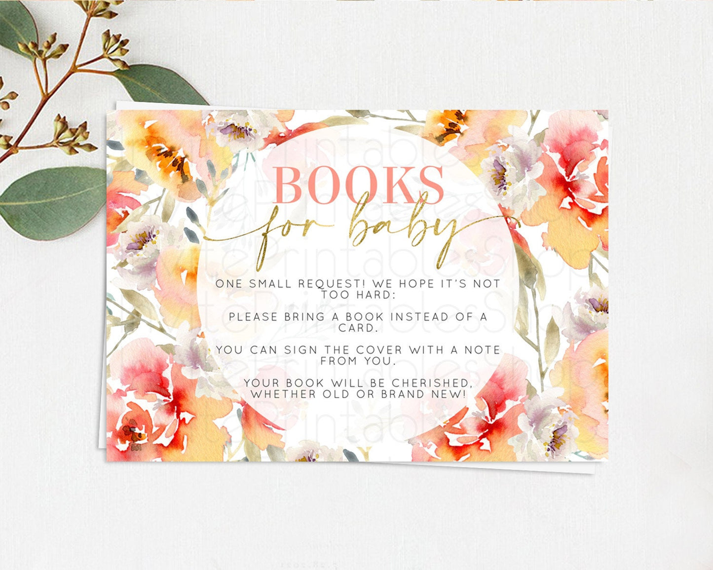 Secret Garden Books For Baby Card Boho Wildflower Book Insert Pastel Flower Garden Baby Shower Card Flower Guests Book Poem Request D10280