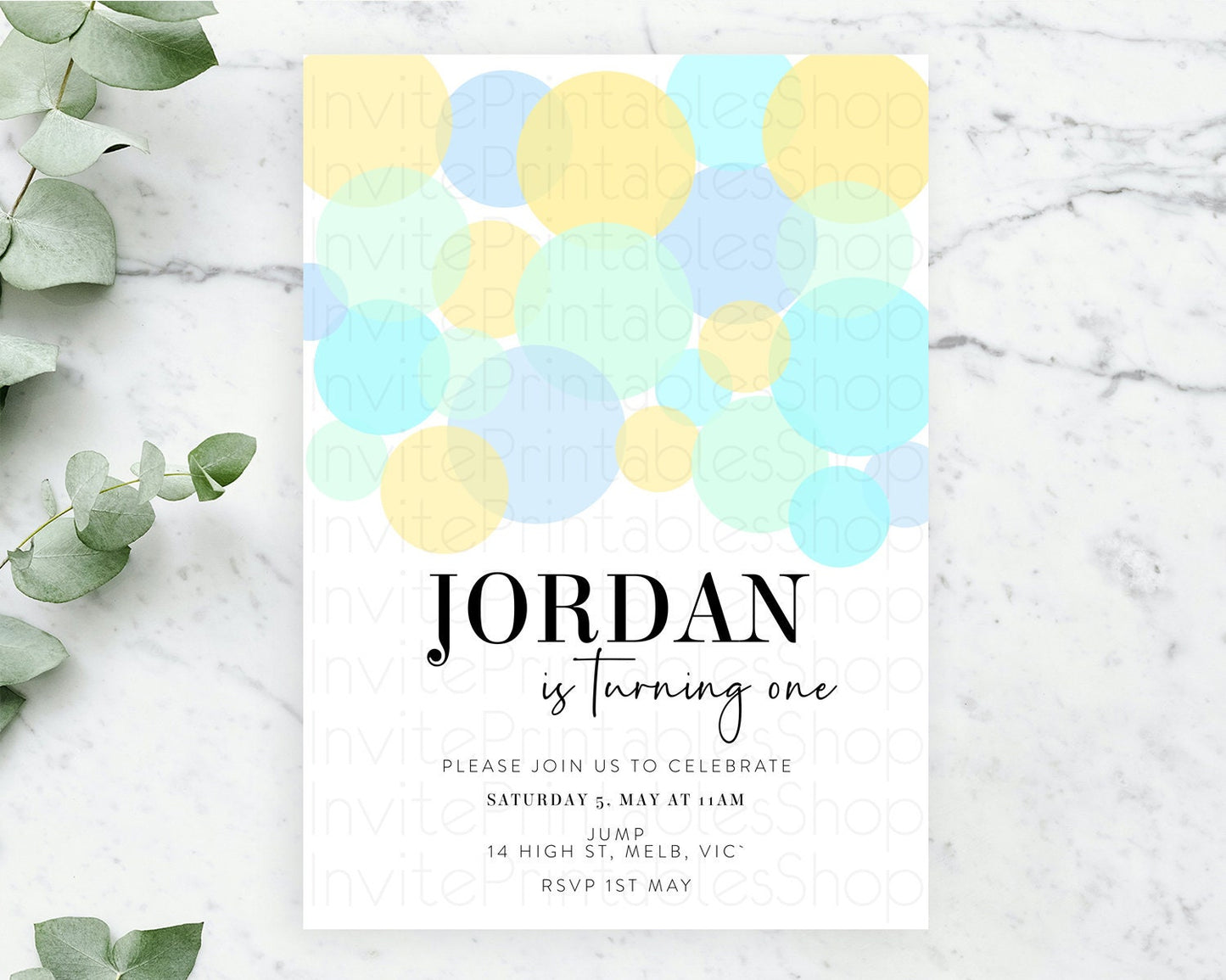 Pastel Birthday Invitation Pastel Confetti Birthday Invitation Bubbles Invitation Colorful Rainbow Confetti 2nd 1st First Birthday 100206