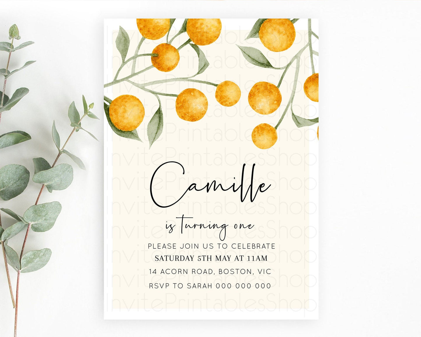 Secret Garden Invitation Wildflower Birthday Invitation Pastel Flowers Invite Enchanted Garden Boho Floral 3rd 2nd First Birthday D11038