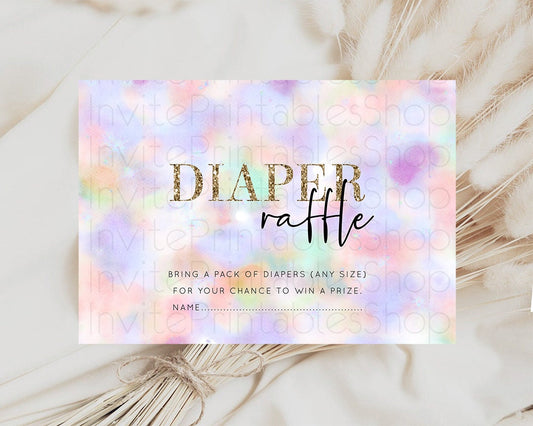 Editable Diaper Raffle Diaper Request Diaper Insert Card Baby Shower Diaper