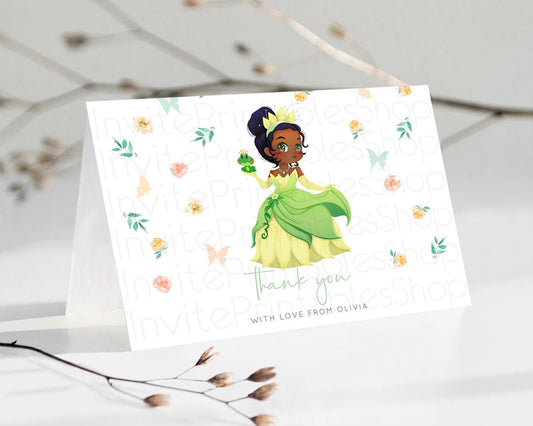 Princess Thank You Castle Thank You Card Secret Garden Birthday Thank You Card Enchanted Castle Pastel Floral Teacher Thank You Card D10358