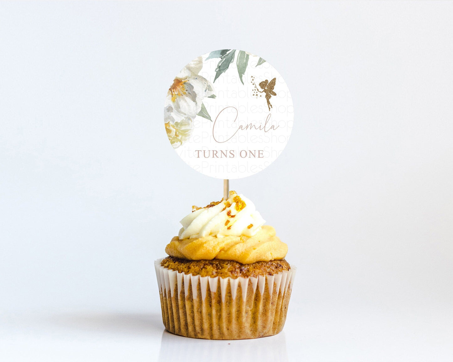 Fairy Cupcake Toppers Pastel Fairy Cupcake Toppers Fairy Floral Garden Cupcake Topper Enchanted Garden Floral Butterfly Party Decor D10800