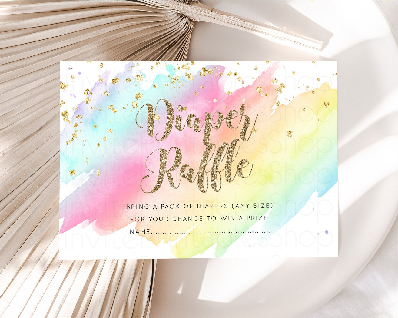 Rainbow Diaper Raffle Pastel Rainbow Diaper Request Colorful Splash Diaper Raffle Tickets Pastel Glitter Baby Shower Diaper Raffle G518