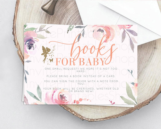 Editable Fairy Books For Baby Card Fairy Book Insert Enchanted Garden Fairy