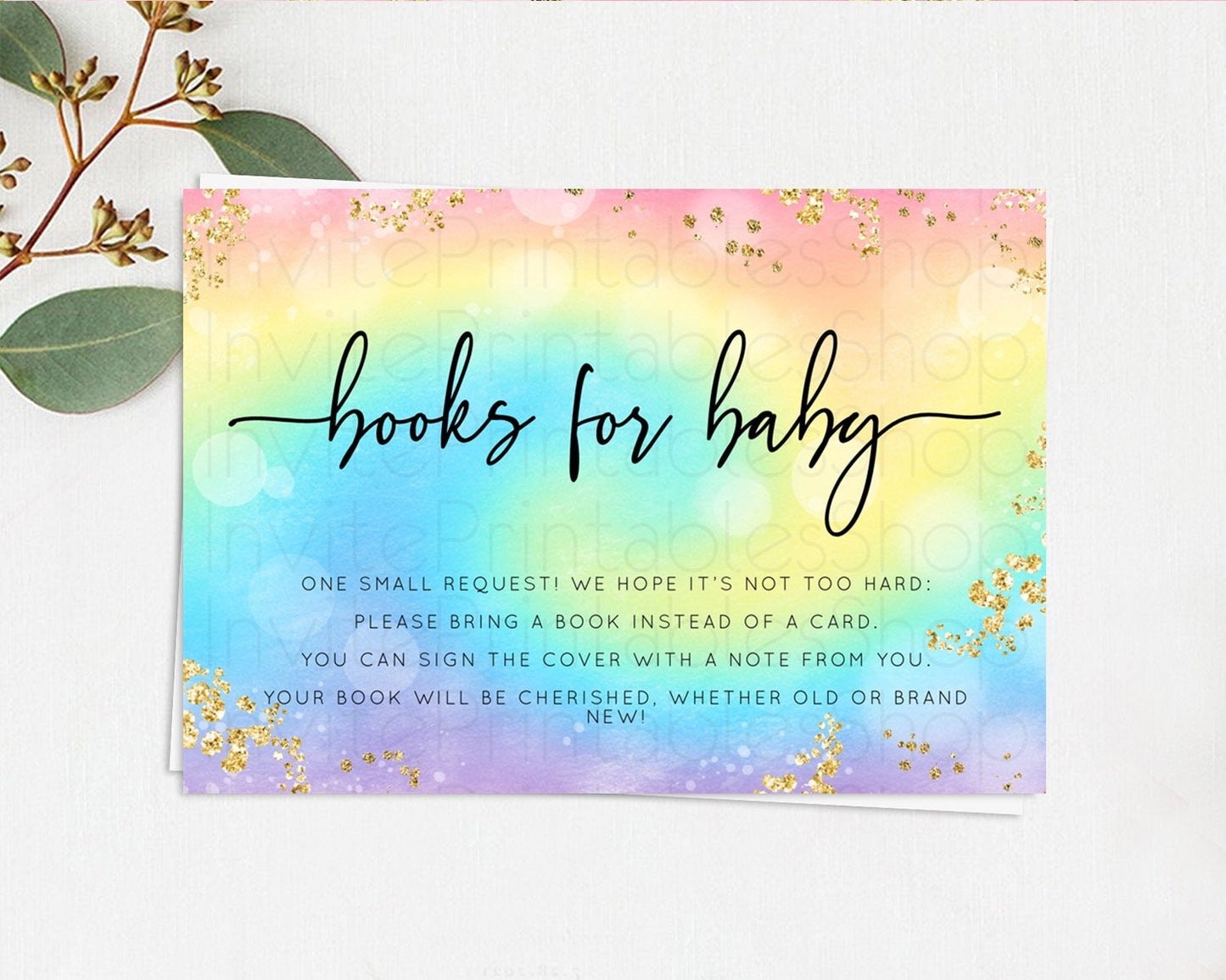 Editable Tie Dye Books For Baby Card Rainbow Tie Dye Book Insert Pastel Rain