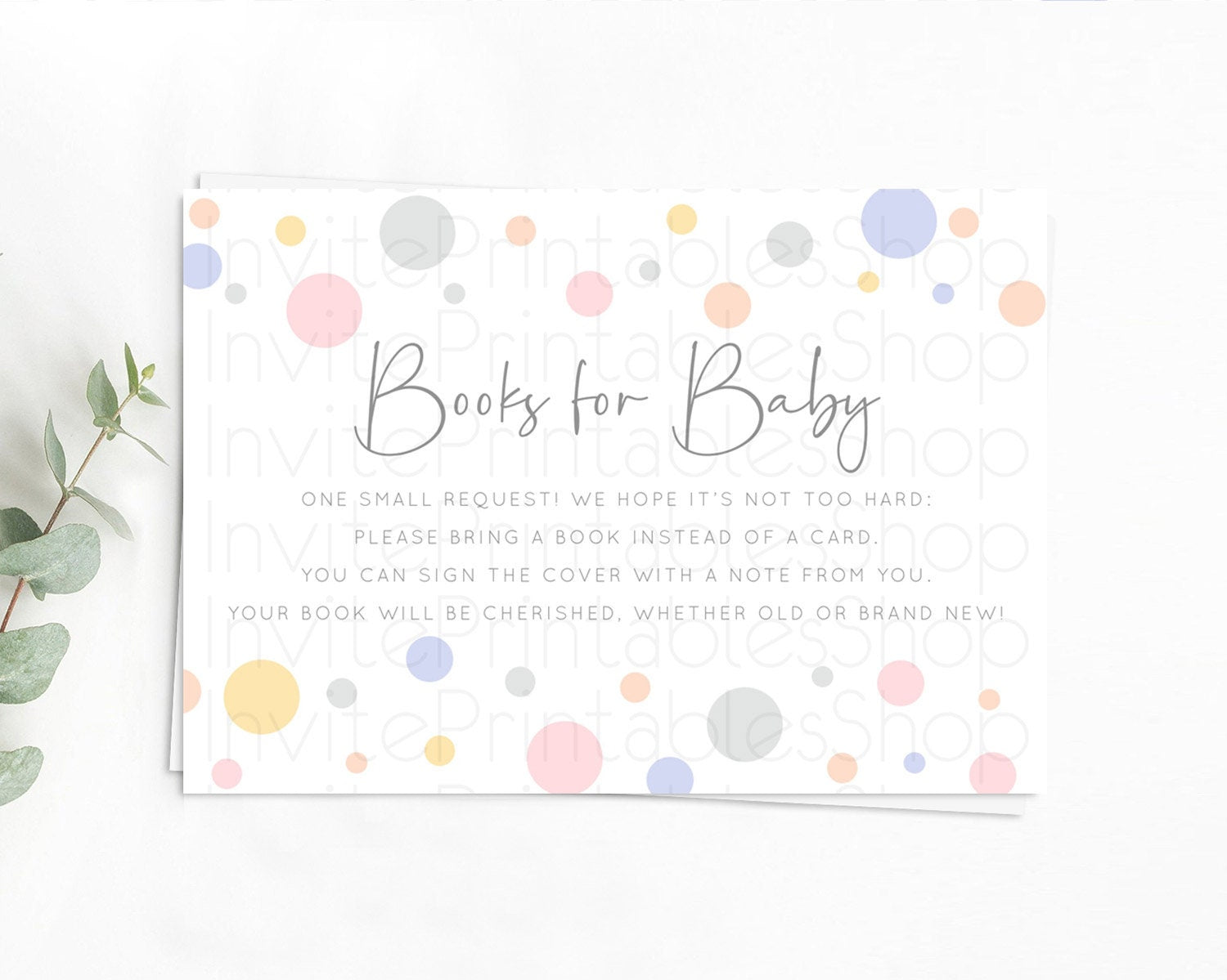 Editable Rainbow Books For Baby Card Pastel Sprinkles Book Insert Pastel Rai