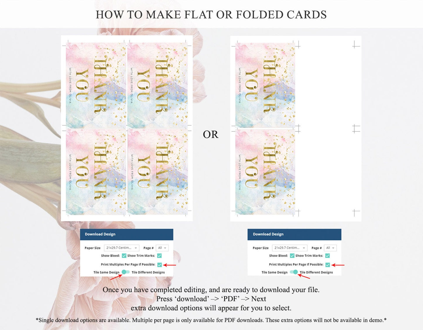 Pastel Thank You Rainbow Thank You Card Colorful Pastel Birthday Thank You Card Confetti Watercolor Pastel Teacher Thank You Cards D10835