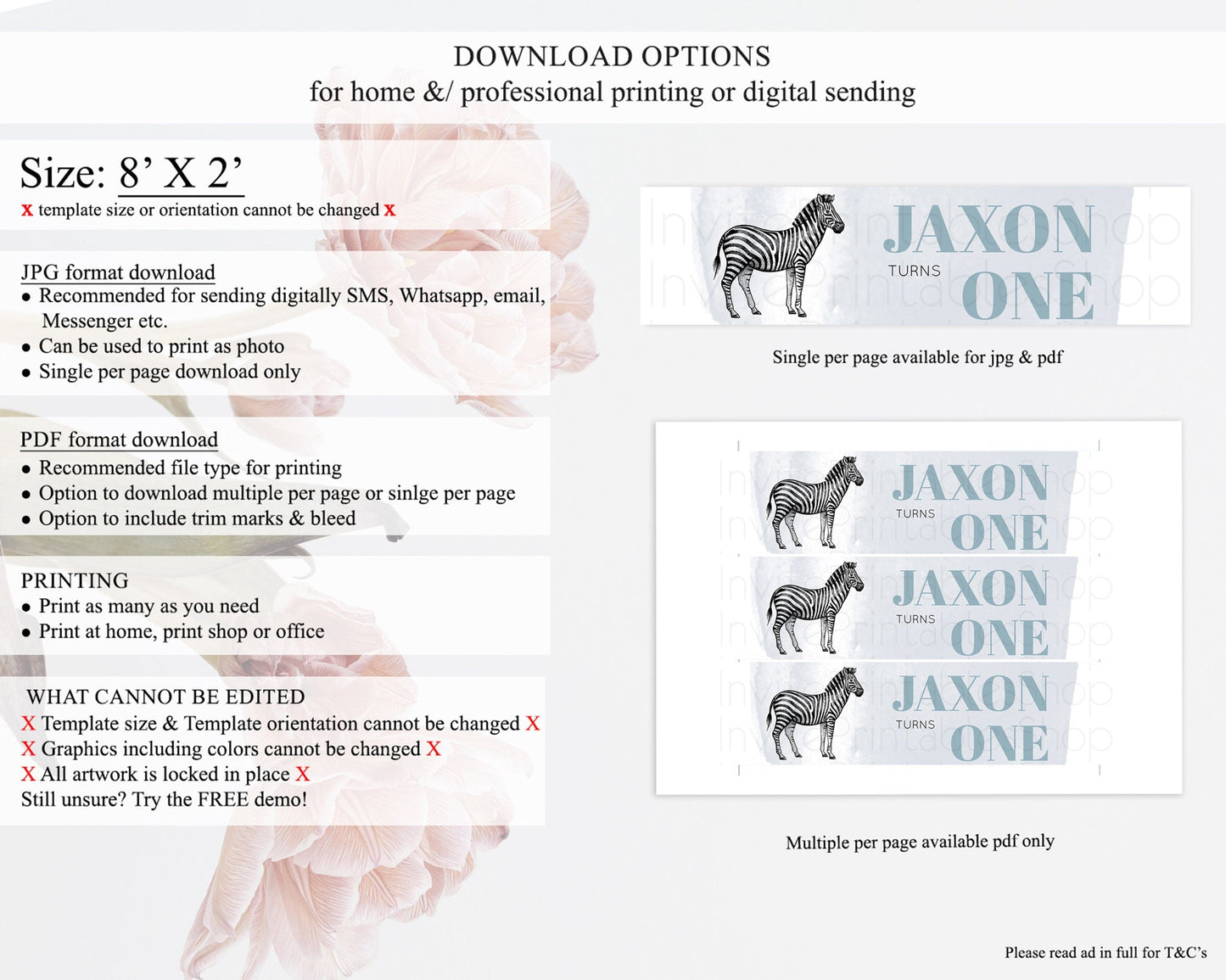 Zebra Water Label Template Zebra Party Decor Water Label Safari Adventure Zebra Minimal Theme For 1st Birthday Baptism Baby Shower D10814