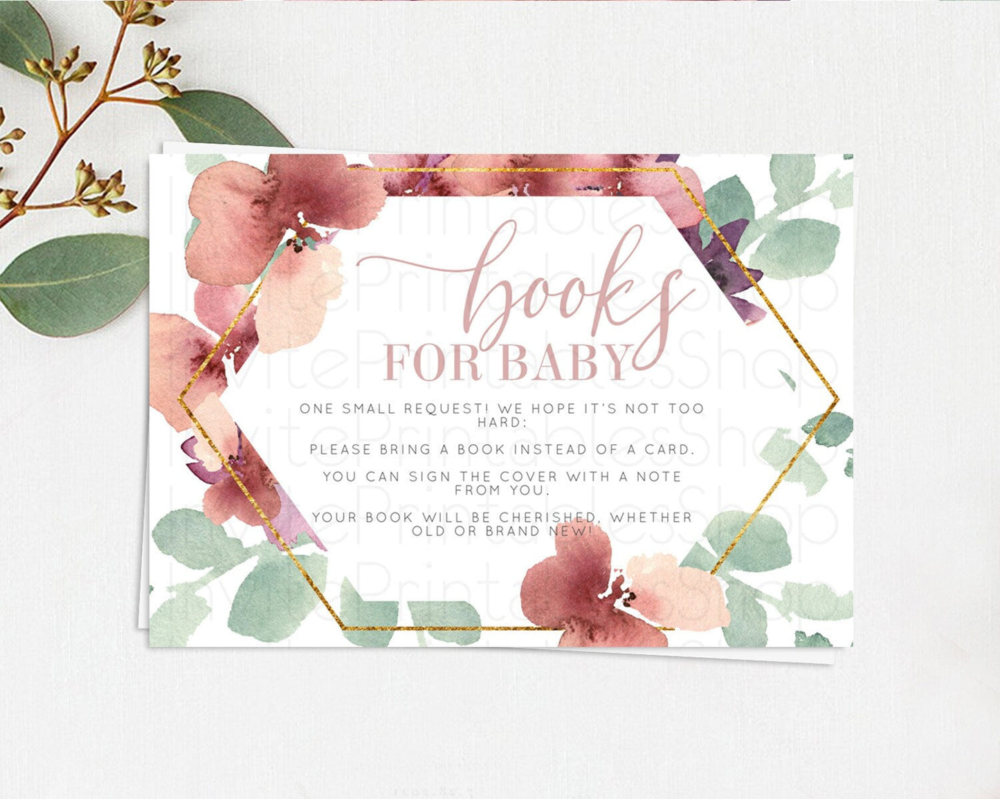 Secret Garden Books For Baby Card Boho Wildflower Book Insert Pastel Flower Garden Baby Shower Card Flower Guests Book Poem Request D10964