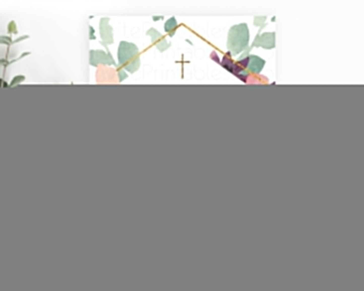 Secret Garden Baptism Invitation Wildflower Baptism Birthday Invite Pastel Flowers Christening Invite Enchanted Garden Boho Floral D10964