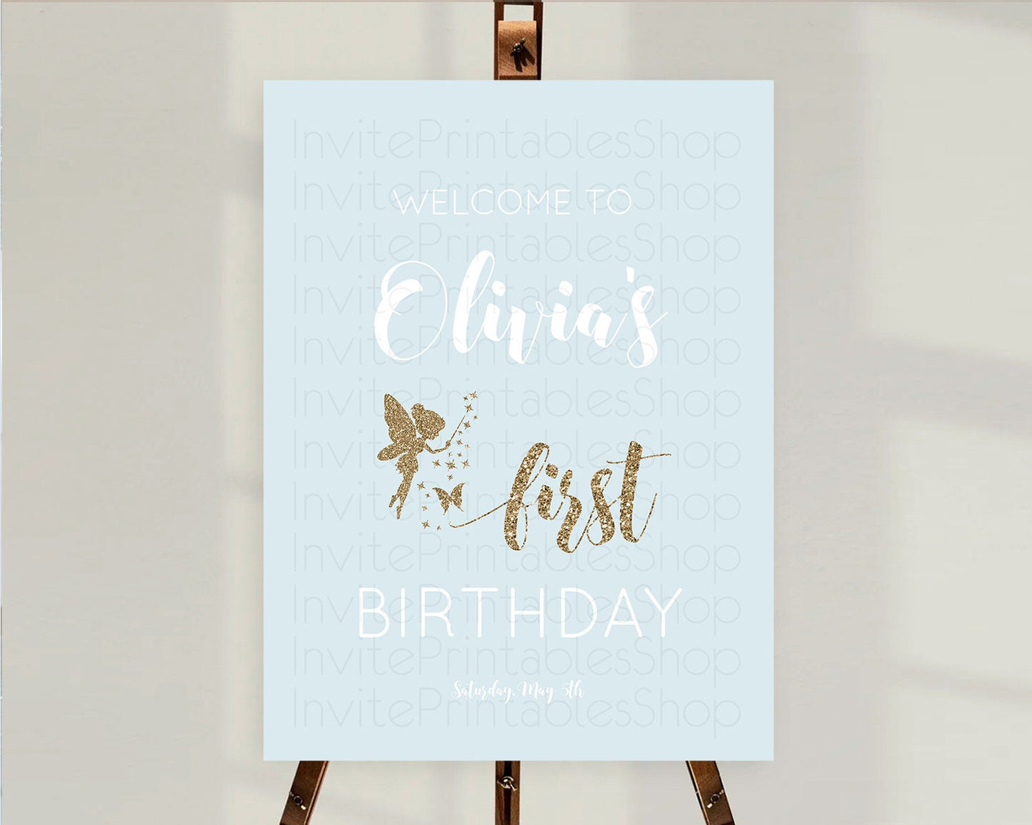 Fairy Welcome Sign Fairy Welcome Board Enchanted Garden Pastel Floral Butterfly Decor Secret Garden First Birthday Welcome Sign D10907
