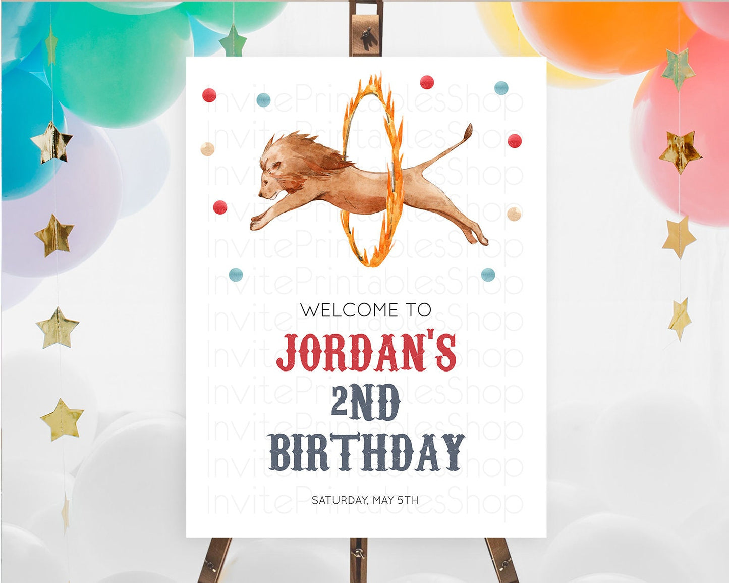 Circus Welcome Sign Carnival Welcome Board Step Right Up Circus Welcome Poster Circus Decor Carnival First Birthday Welcome Sign D10523