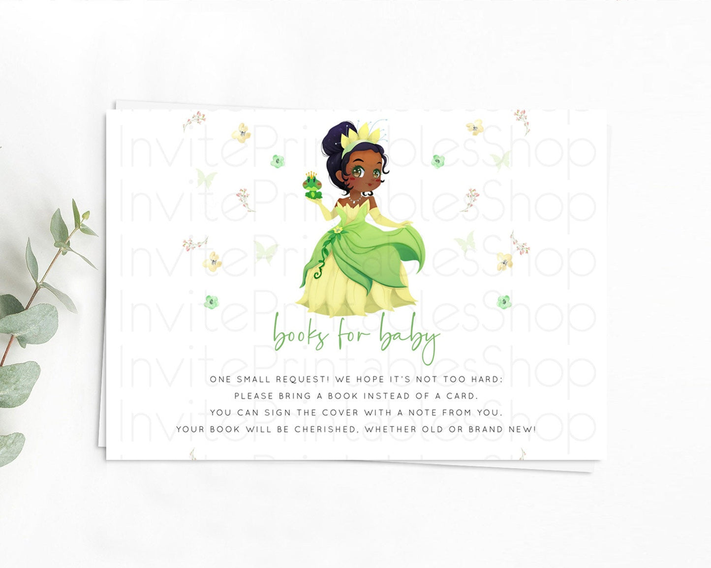 Editable Princess Books For Baby Card Castle Book Card Insert Secret Garden