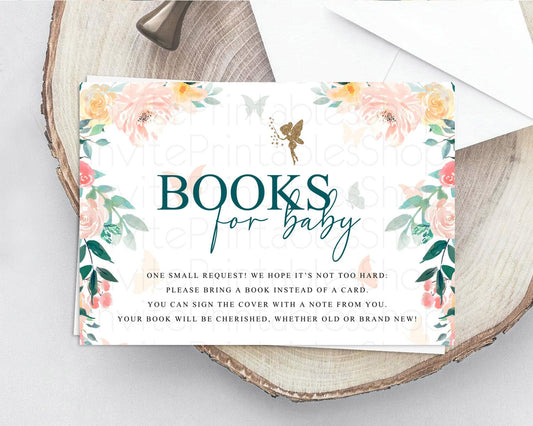 Editable Fairy Books For Baby Card Fairy Book Insert Enchanted Garden Fairy