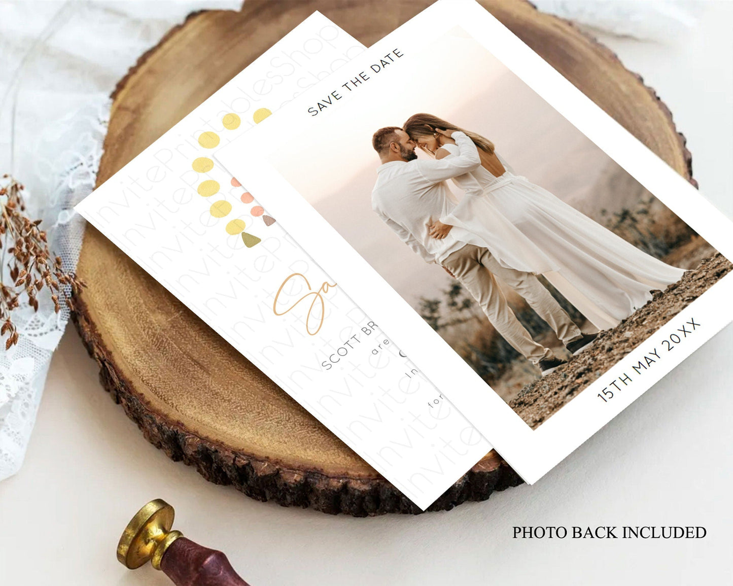 Pastel Rainbow Save The Date Template Boho Colorful Rainbow Party Rainbow Baby Theme For 1st Birthday Baptism Baby Shower Wedding D10688