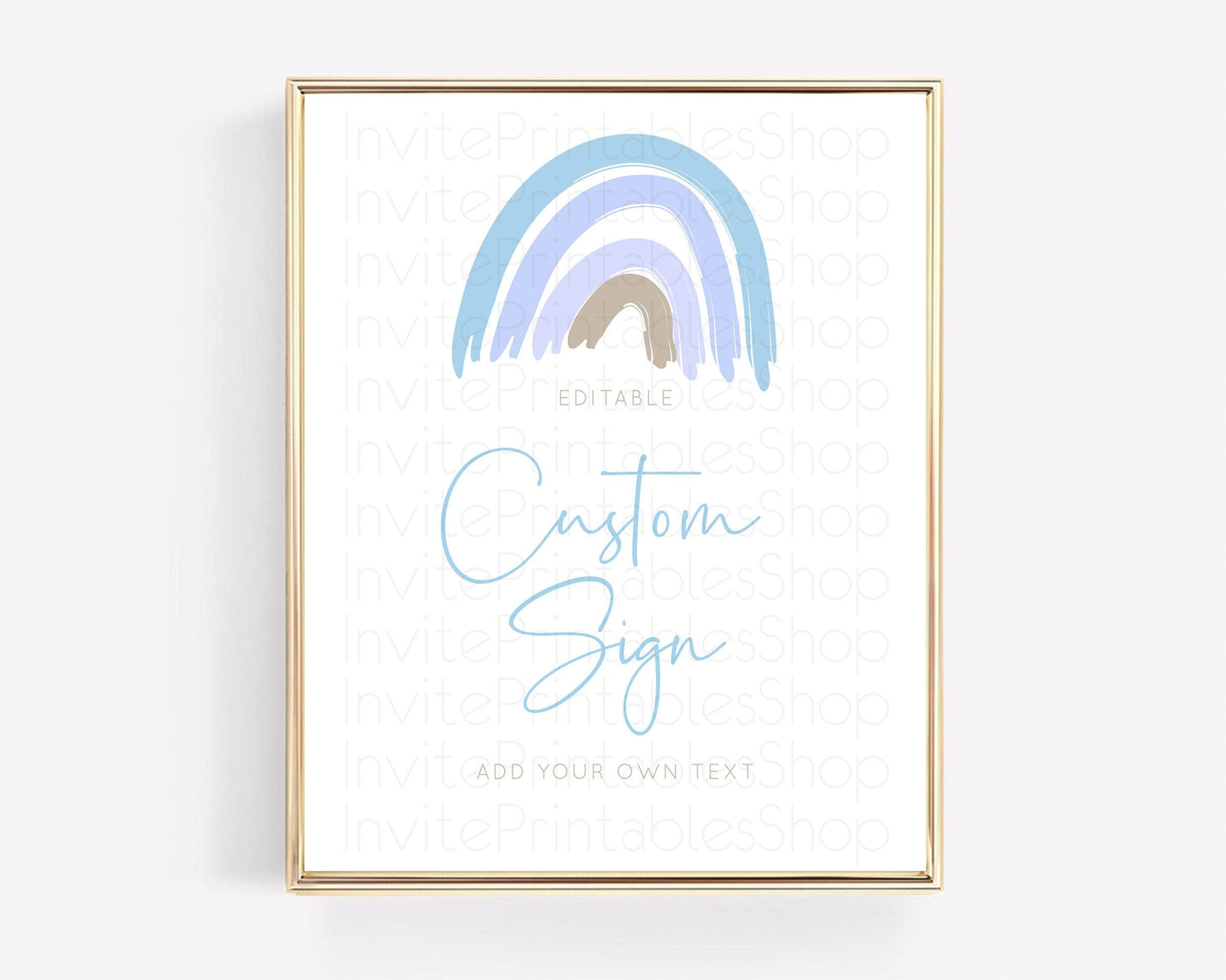 Pastel Rainbow Sign Rainbow Table Sign Decor Boho Colorful Rainbow Party Rainbow Baby Theme 1st Birthday Baptism Baby Shower Wedding D10352