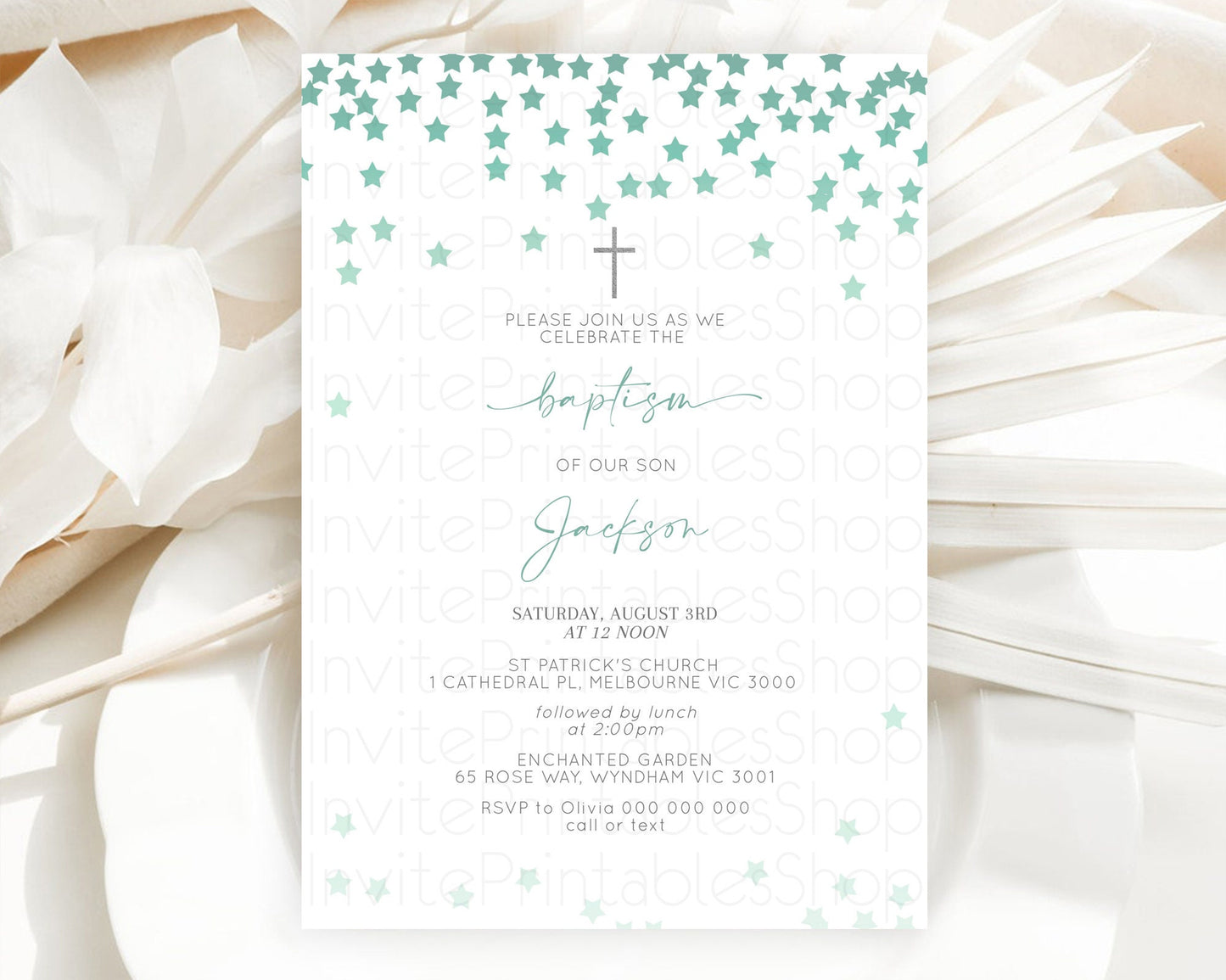 Star Baptism Invitation Pastel Stars Baptism 1st Birthday Invitation Rainbow Colors Confetti Twinkle Little Star Christening Invite D10310