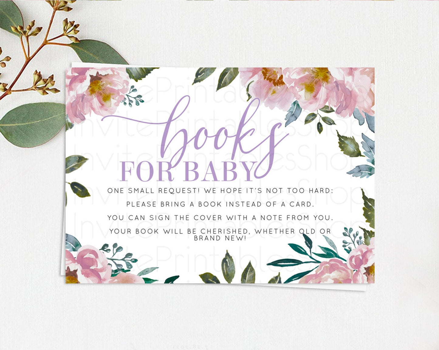 Secret Garden Books For Baby Card Boho Wildflower Book Insert Pastel Flower Garden Baby Shower Card Flower Guests Book Poem Request D10729