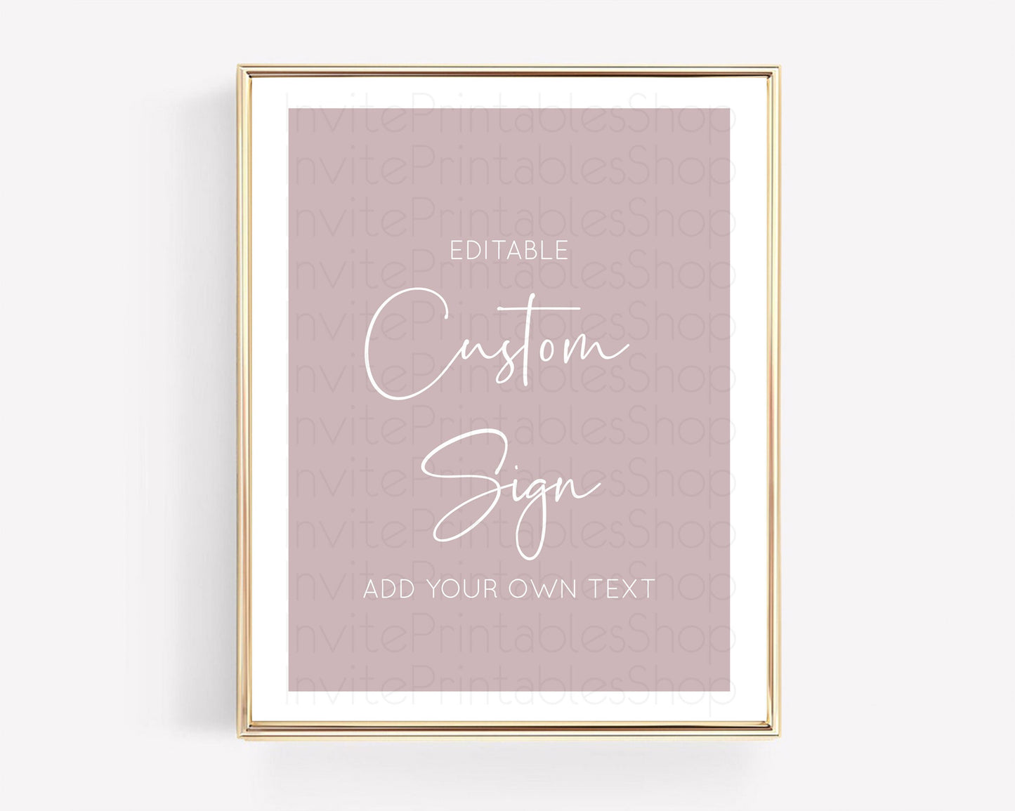 Minimalist Pink Sign Pink Table Sign Decor Simple Modern Pink Party Theme For 1st Birthday Baptism Baby Shower Wedding Bridal Shower D10936