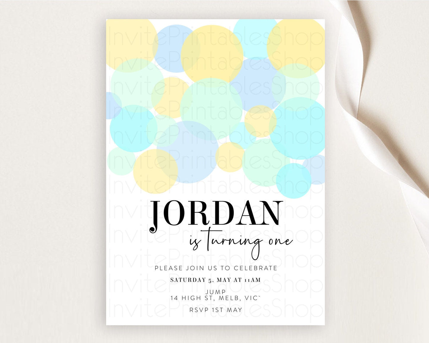 Pastel Birthday Invitation Pastel Confetti Birthday Invitation Bubbles Invitation Colorful Rainbow Confetti 2nd 1st First Birthday 100206