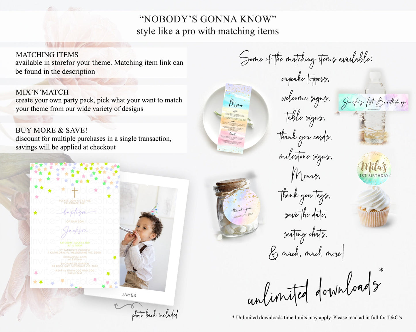 Star Baptism Invitation Pastel Stars Baptism 1st Birthday Invitation Rainbow Colors Confetti Twinkle Little Star Christening Invite D10396