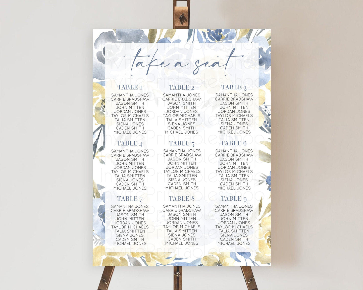 Secret Garden Seating Chart Wildflower Seating Chart Pastel Flowers Seating Chart Enchanted Garden Boho Floral Take A Seat Decor D10189
