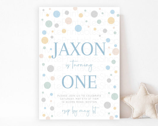 Editable Pastel Birthday Invitation Pastel Confetti Birthday Invitation Bubb