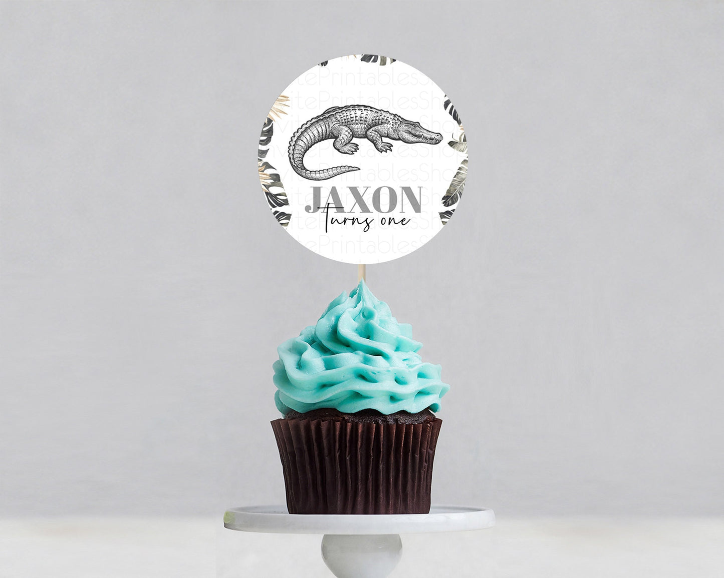 Crocodile Cupcake Toppers Alligator Cupcake Toppers Later Alligator Party Decor Gator Swamp Cupcake Safari Crocodile First Birthday D10830