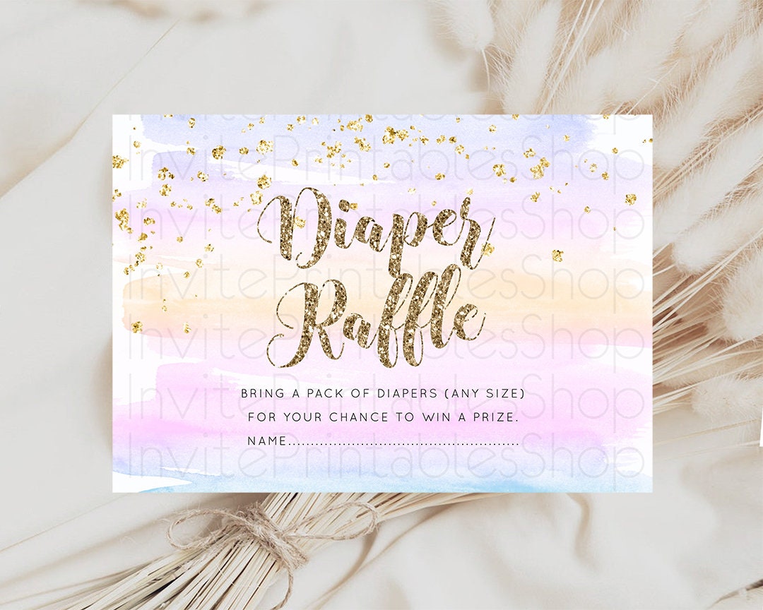 Diaper Raffle Diaper Request Diaper Insert Card Baby Shower Diaper Raffle Diaper Raffle Game Nappy Request Nappy Insert Card