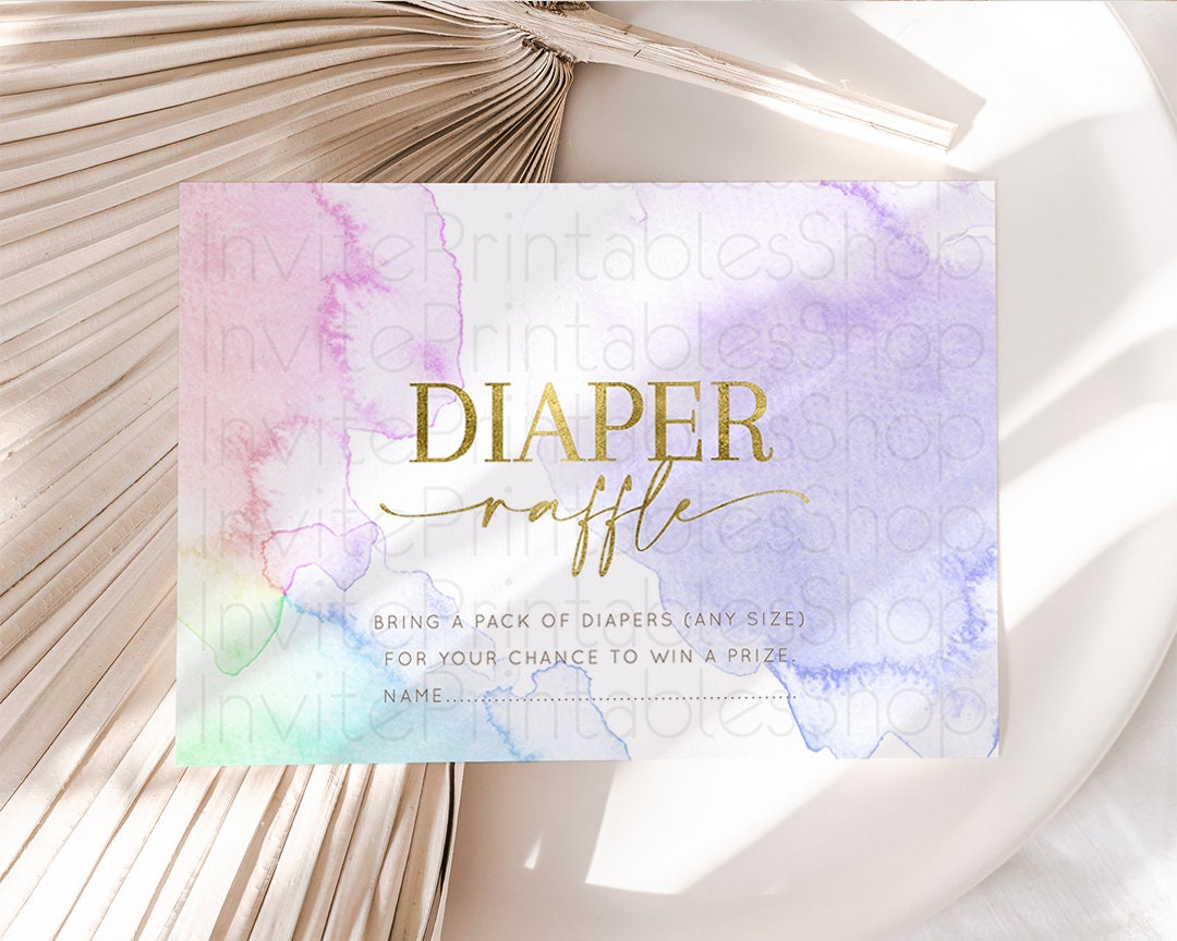 Diaper Raffle Diaper Request Diaper Insert Card Baby Shower Diaper Raffle Diaper Raffle Game Nappy Request Nappy Insert Card
