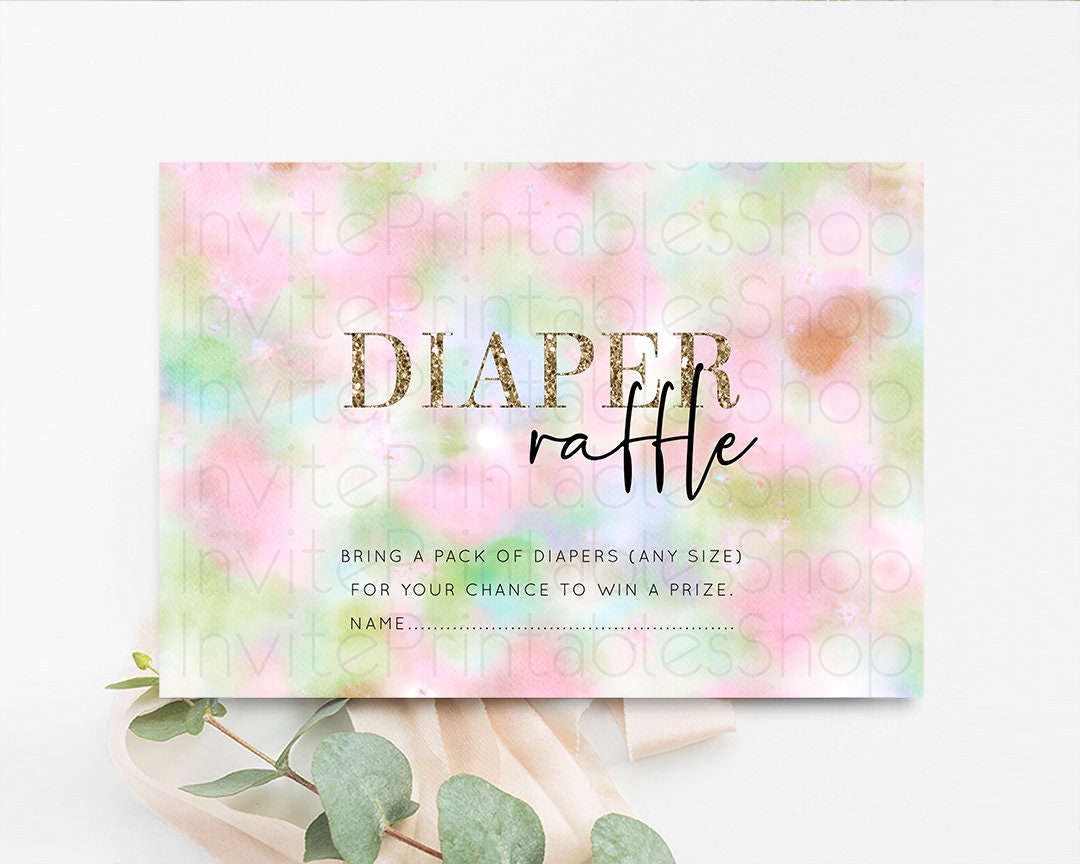 Diaper Raffle Diaper Request Diaper Insert Card Baby Shower Diaper Raffle Diaper Raffle Game Nappy Request Nappy Insert Card