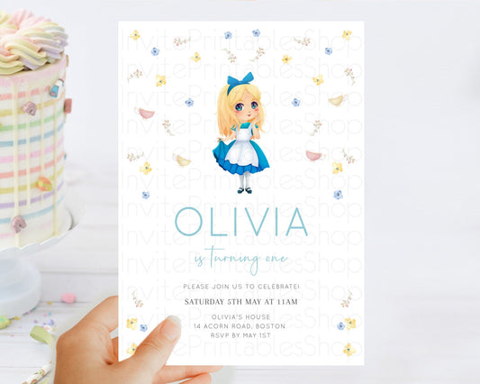 Editable Princess Birthday Invitation Castle Invitation Royal Birthday Fairy