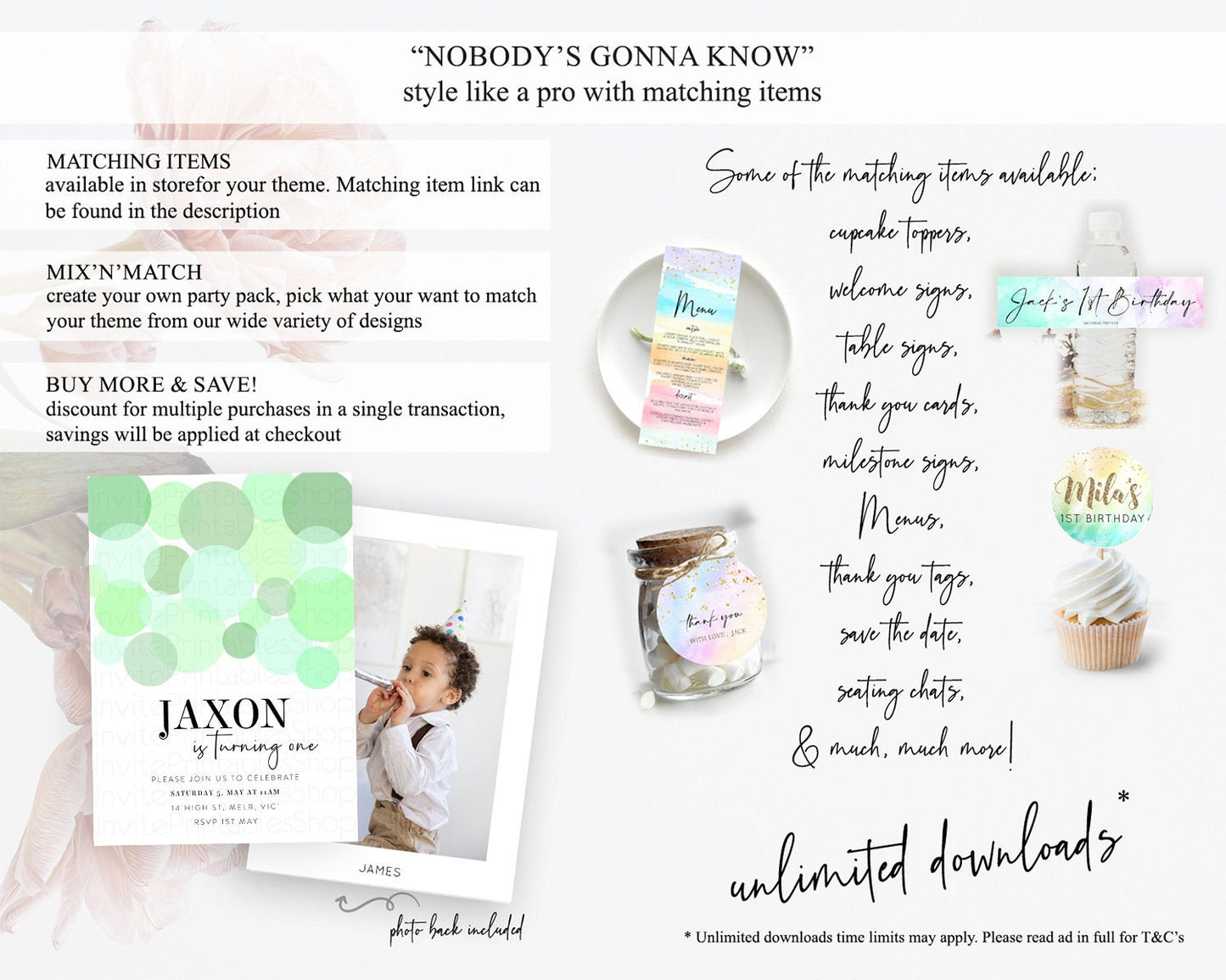 Pastel Birthday Invitation Green Confetti Birthday Invitation Confetti Birthday Invitation Bubbles Invitation 2nd 1st First Birthday 100207