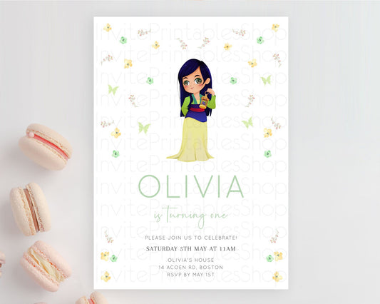 Editable Princess Birthday Invitation Castle Invitation Royal Birthday Fairy