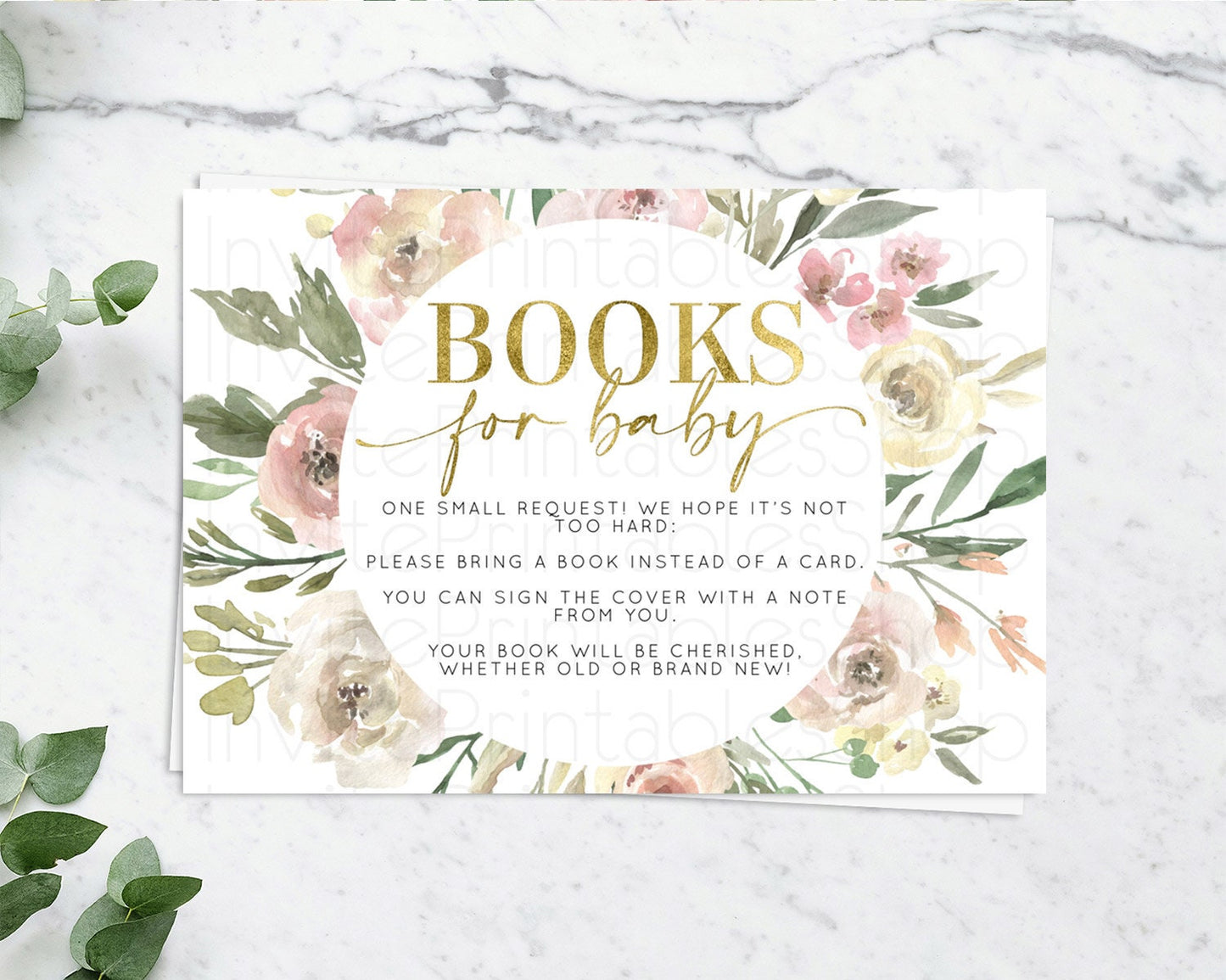 Secret Garden Books For Baby Card Boho Wildflower Book Insert Pastel Flower Garden Baby Shower Card Flower Guests Book Poem Request D10202