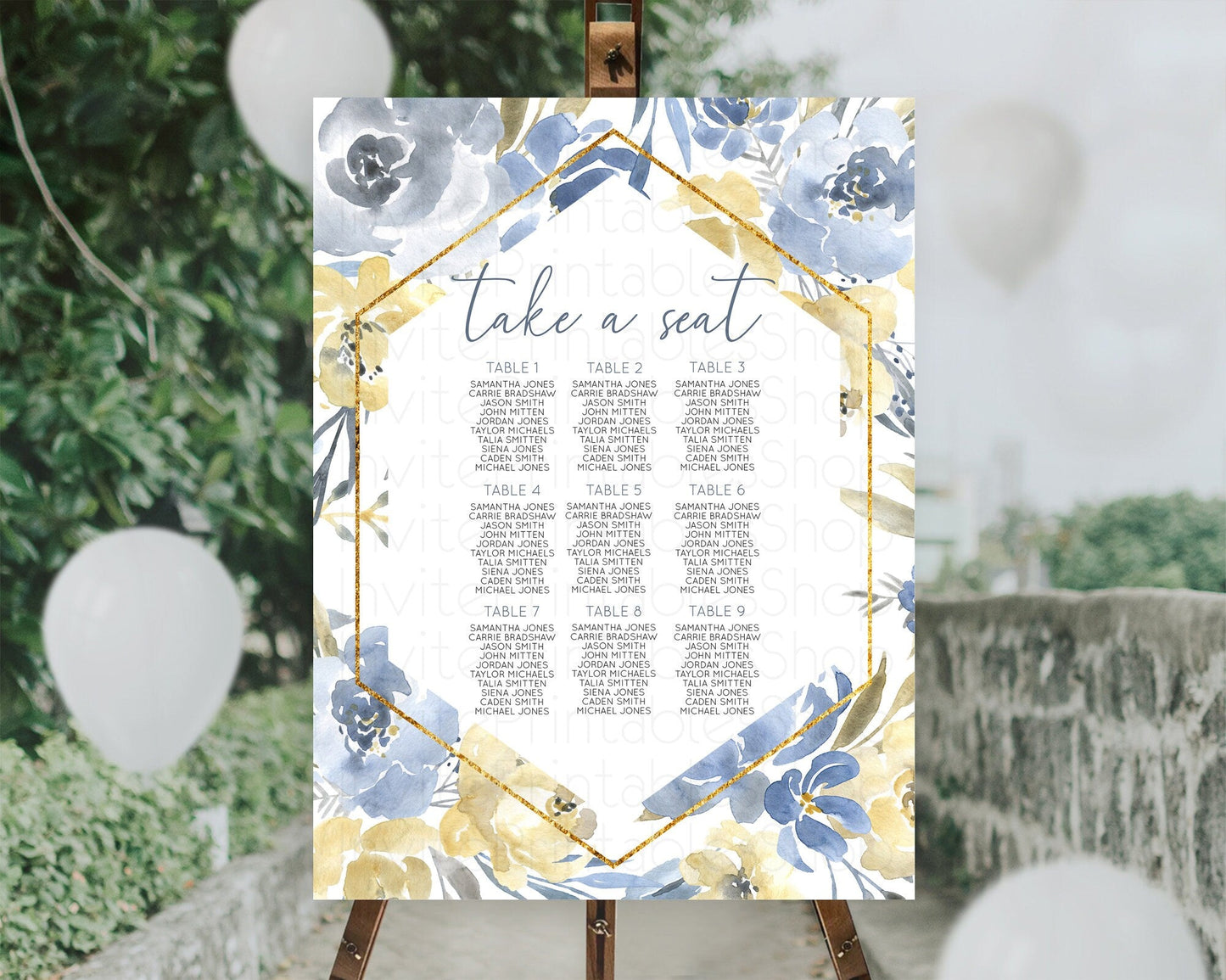 Secret Garden Seating Chart Wildflower Seating Chart Pastel Flowers Seating Chart Enchanted Garden Boho Floral Take A Seat Decor D10782