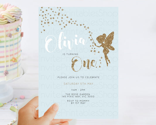 Editable Fairy Birthday Invitation Fairy Invites Fairy Tea Party Fairy Garde