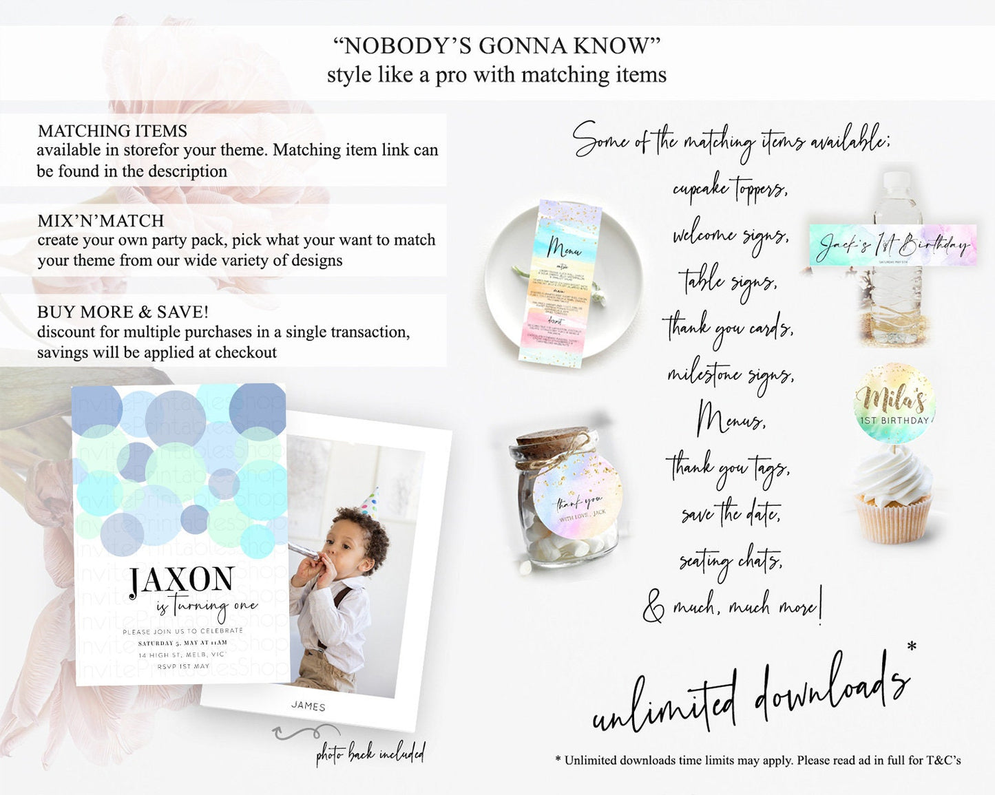 Pastel Birthday Invitation Blue Confetti Birthday Invitation Confetti Birthday Invitation Bubbles Invitation 2nd 1st First Birthday 100208