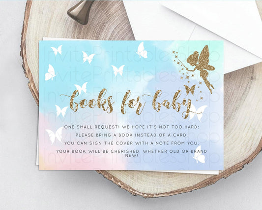 Editable Fairy Books For Baby Card Fairy Book Insert Enchanted Garden Fairy