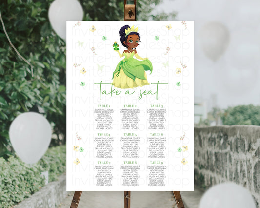Editable Princess Seating Chart Castle Seating Chart Royal Princess Decor Fa