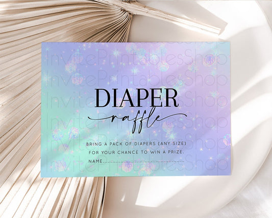 Editable Diaper Raffle Diaper Request Diaper Insert Card Baby Shower Diaper