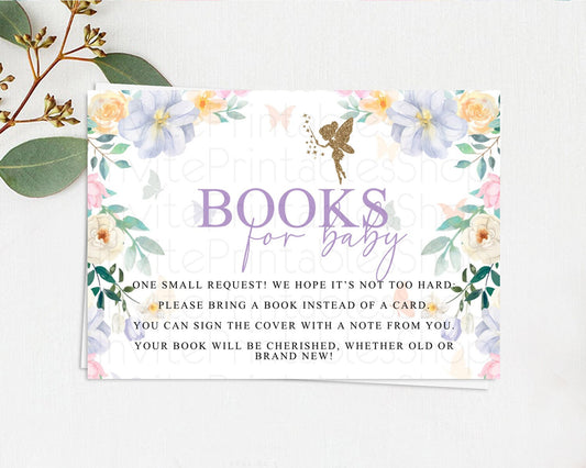 Editable Fairy Books For Baby Card Fairy Book Insert Enchanted Garden Fairy