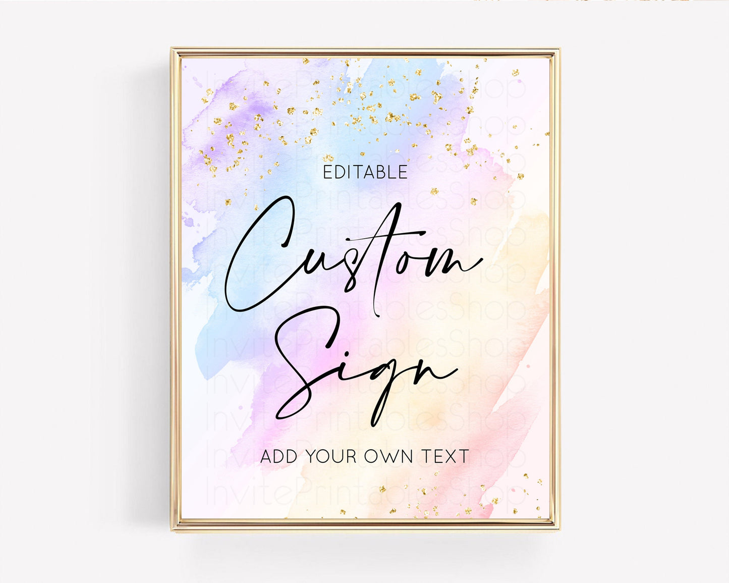 Sign Table Sign Table Signs Party Sign Birthday Sign Food Sign Custom Sign for Wedding Christening Birthday Baptism 8x10 t600