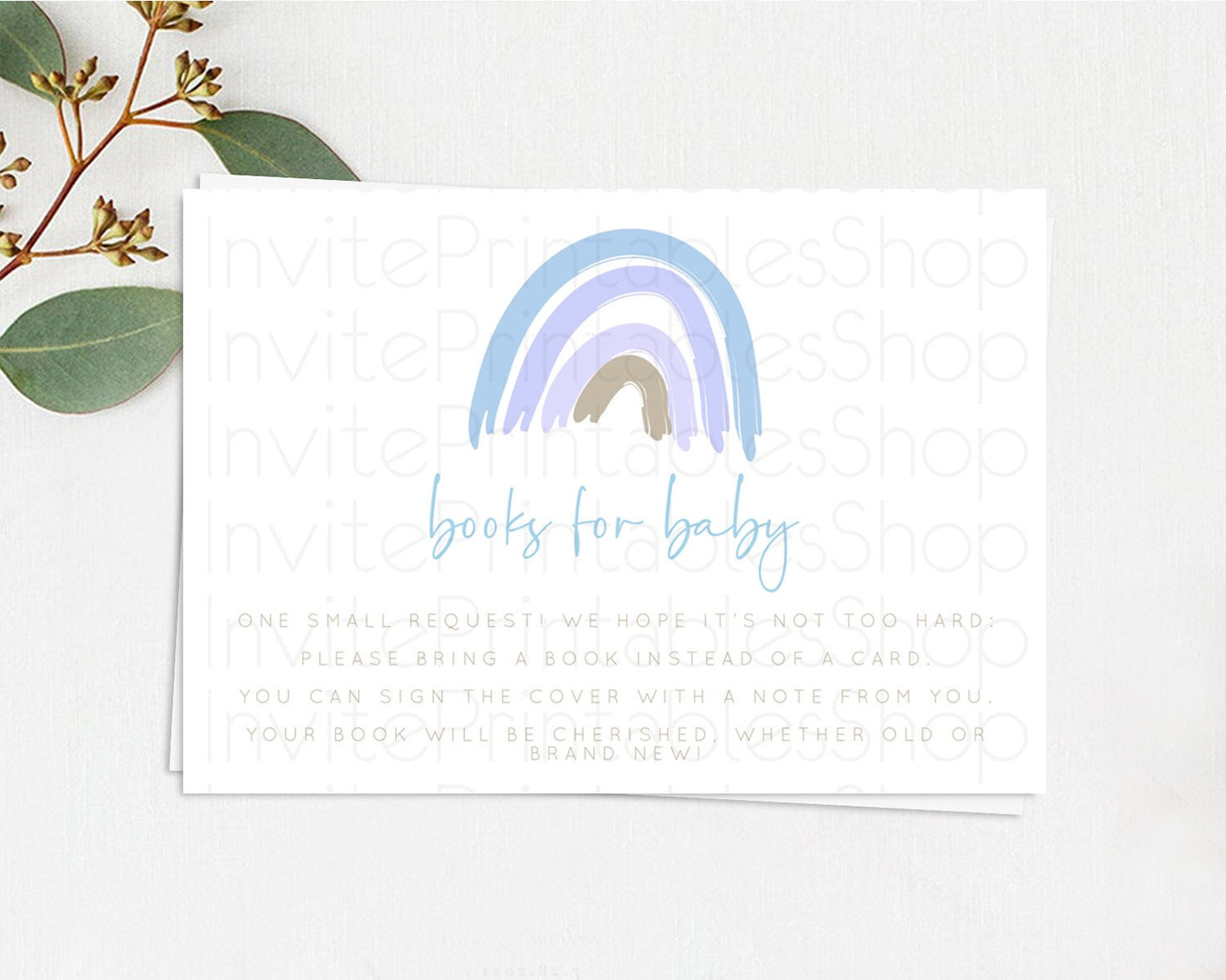 Pastel Rainbow Books For Baby Card Boho Rainbow Book Insert Boho Rainbow Book Card Pastel Watercolor Baby Shower Book Poem Request D10352