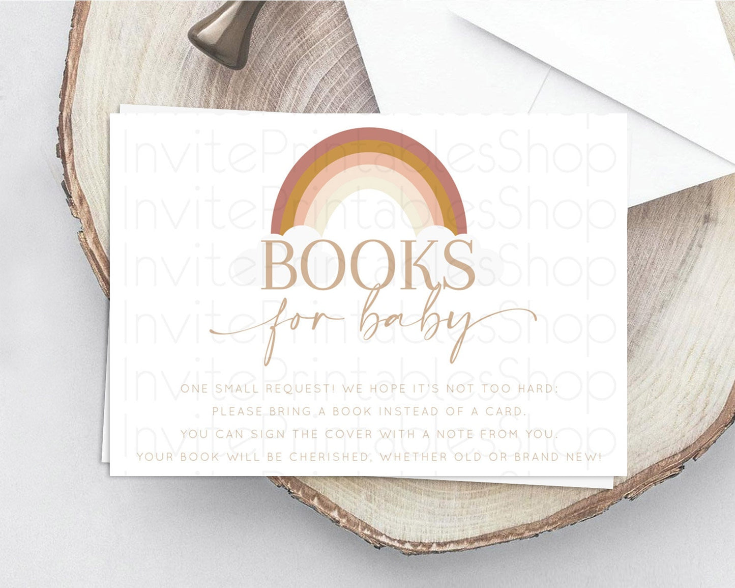 Pastel Rainbow Books For Baby Card Boho Rainbow Book Insert Boho Rainbow Book Card Pastel Watercolor Baby Shower Book Poem Request D10122