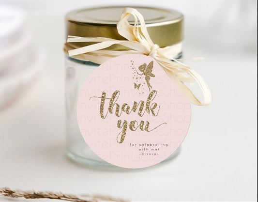 Editable Fairy Thank You Tags Fairy Thank You Gift Tags Enchanted Garden Pas