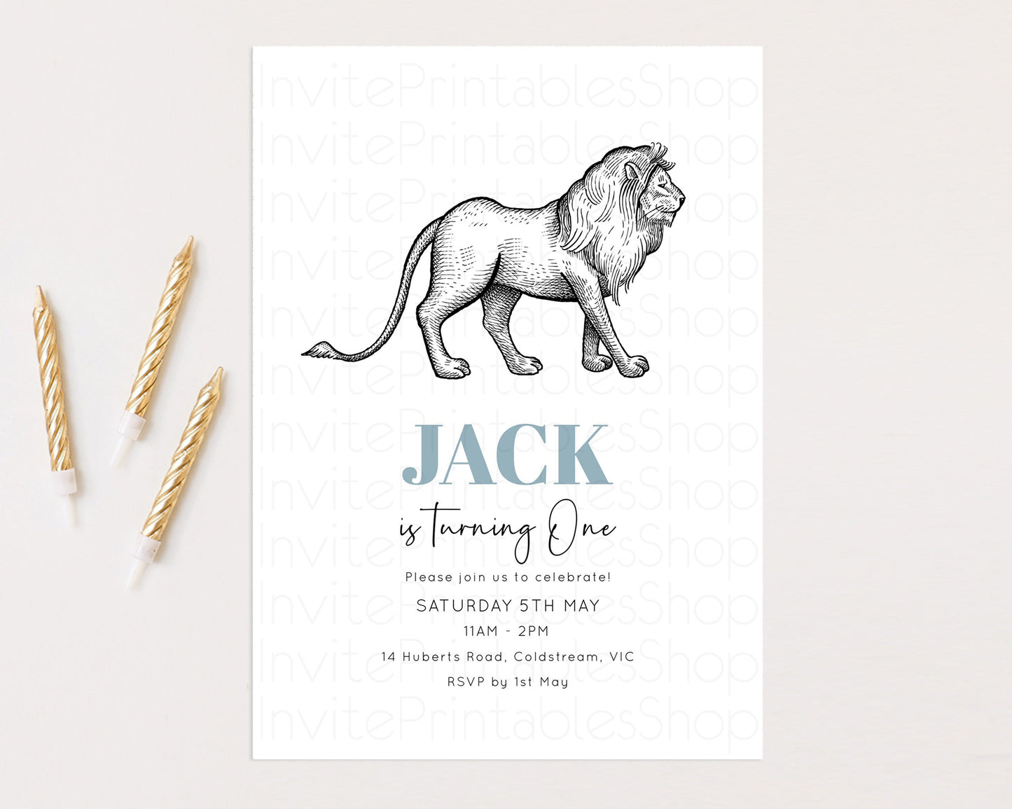 Lion Birthday Invitation Lion Invitation Wild One Invite Jungle Safari Adventure Zoo Party Wild Party Animal 1st 2nd 3rd Birthday 249